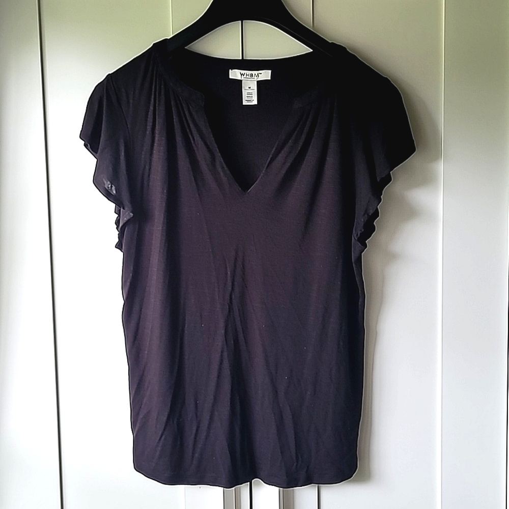Gently used WHBM black T-shirt size M